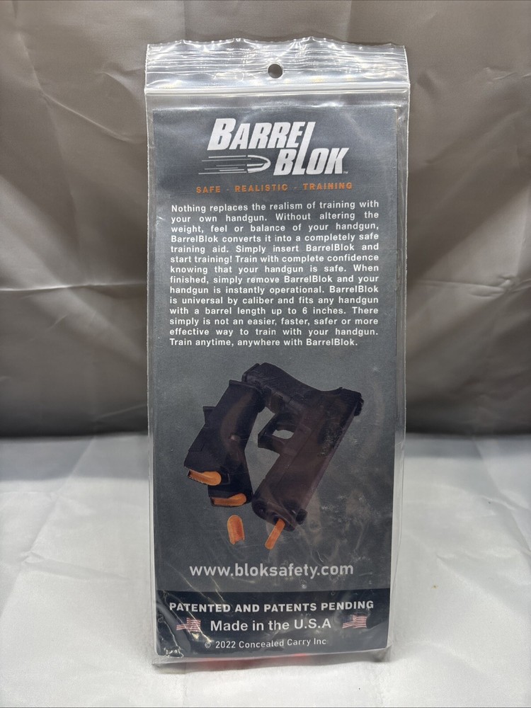 BarrelBlok Dry Fire Training And Safety Tool 9mm
