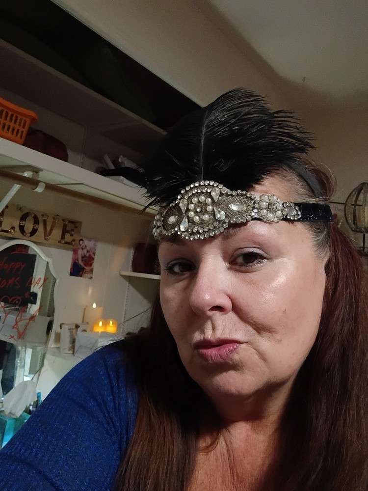 Cabaret Burlesque Feather Top