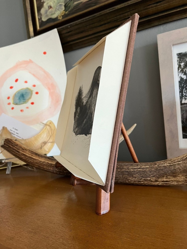 Wood Art Stand