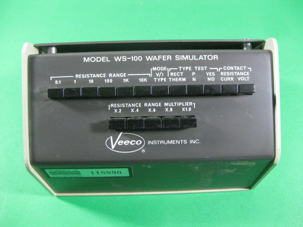 Veeco Wafer Simulator -- WS-100 -- Used