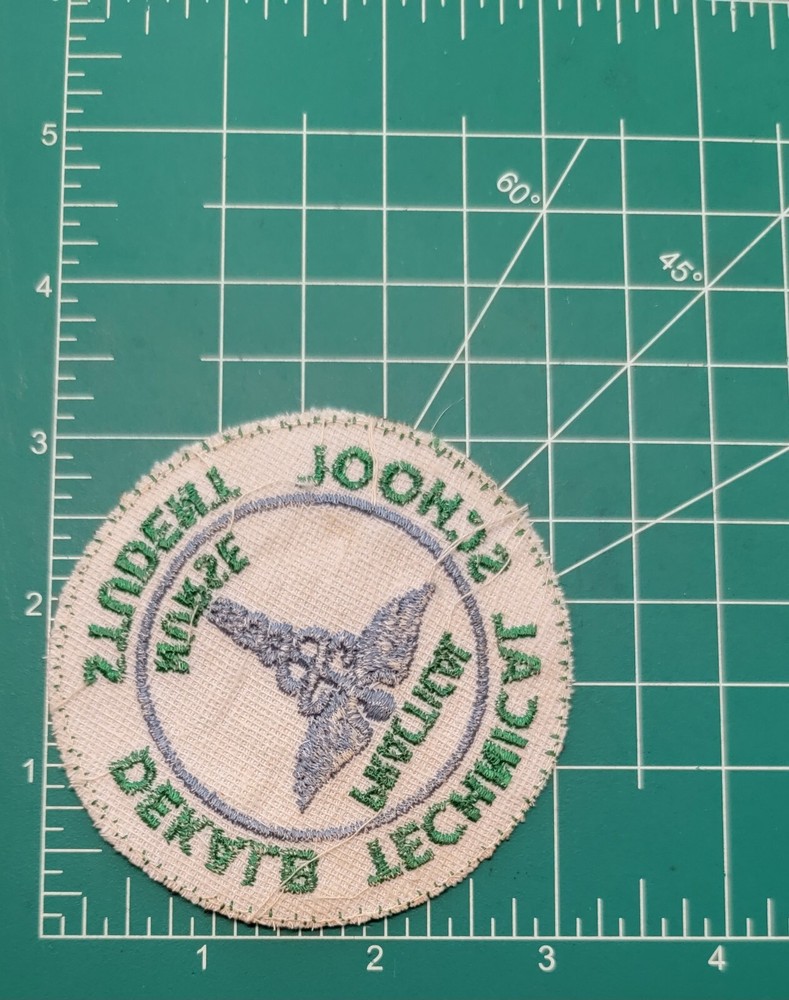 VINTAGE DEKALB TECHNICAL SCHOOL NURSING STUDENT BADGE PATCH GEORGIA