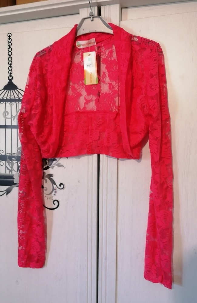 Pink Lace Cardigan Size Small