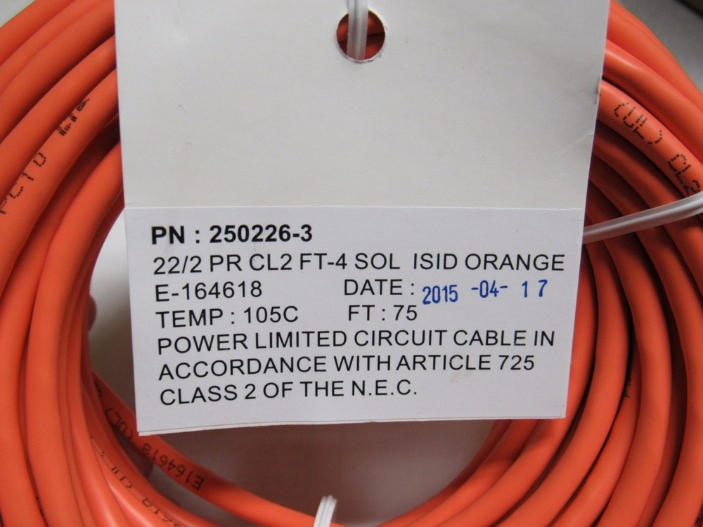M&S MS4DCXSC Shielded 22/4 DMC1 & DMC3-4 Intercom Door Wire 75ft