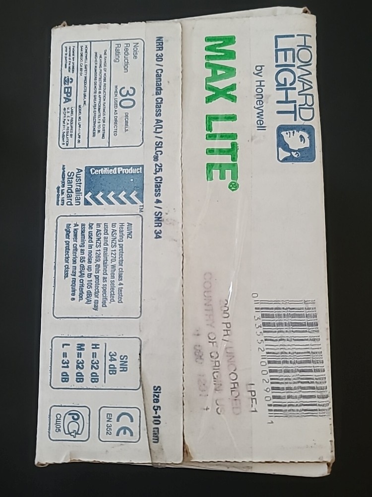 MAX LITE • Earplugs 100 PCS, Individually Packed, Super Comfortable For Sleep.