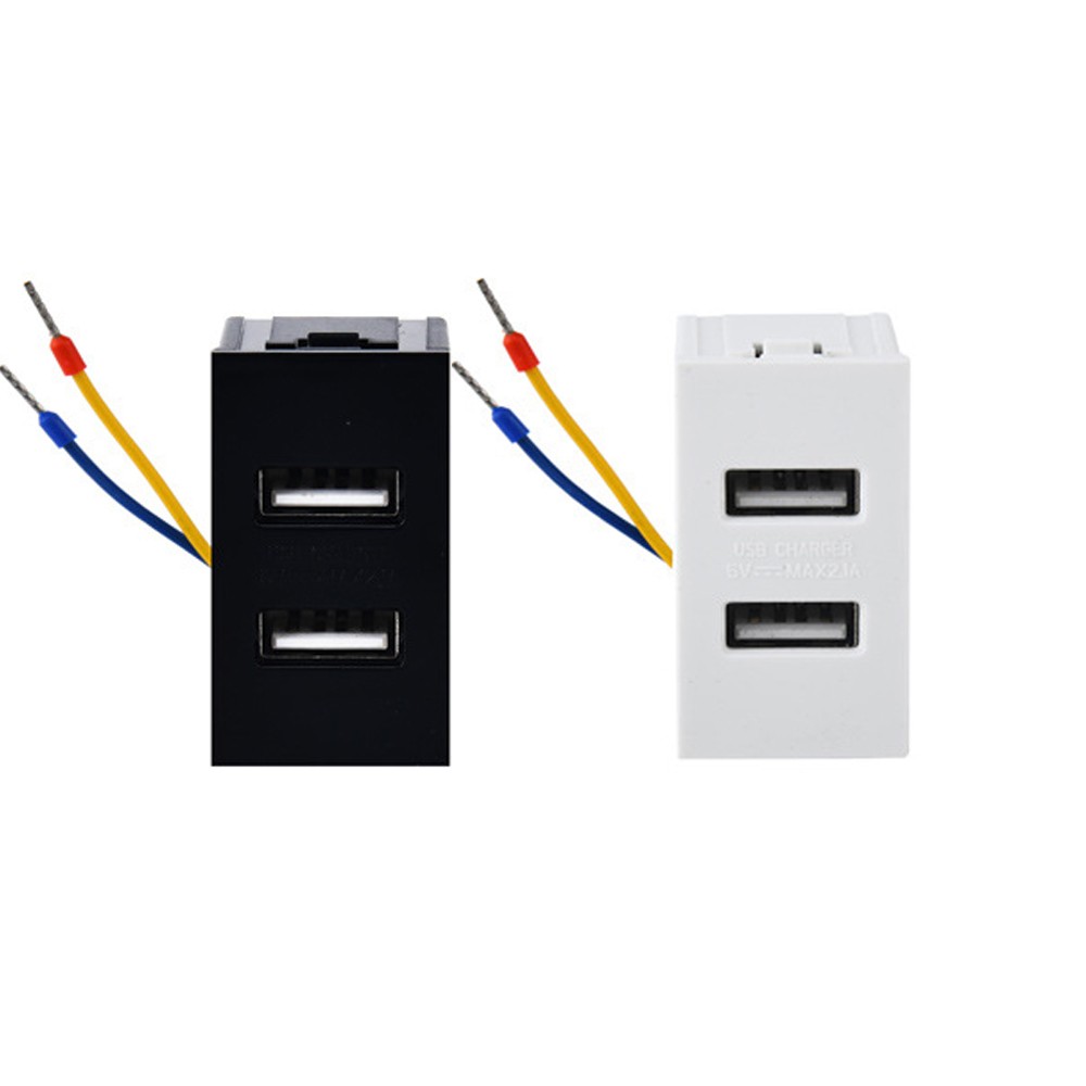 Mobile Phone Charging Panel Dual USB Power Module 100-240V Input to 5V 2.1A