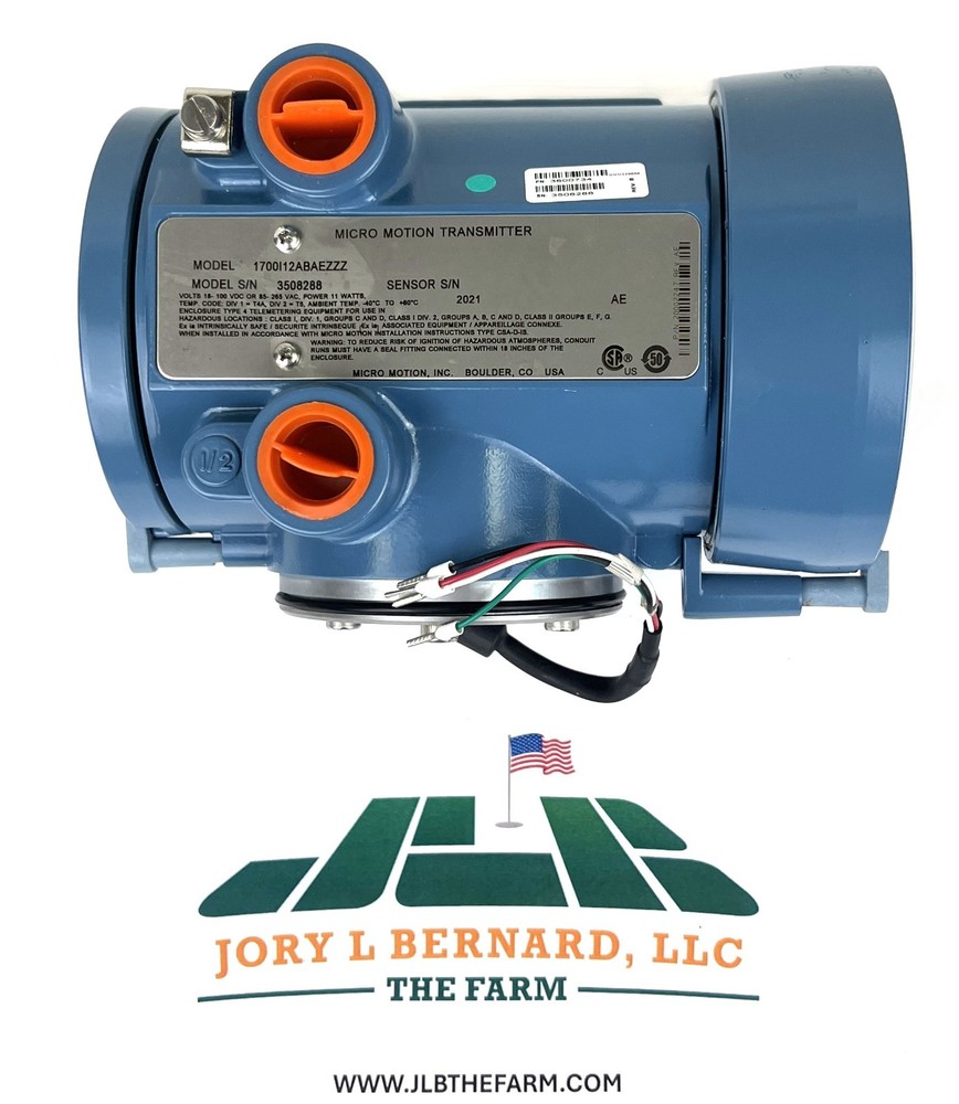 MICRO MOTION, 1700I12ABAEZZZ, 1700, VARIABLE FIELD MOUNT FLOW TRANSMITTER, NEW