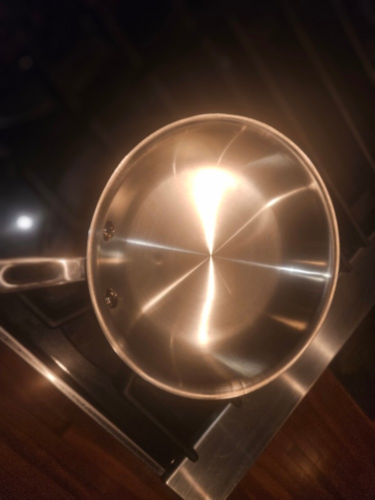 All-Clad Copper Core 3 Quart Saucier, 8", 10” Skillets