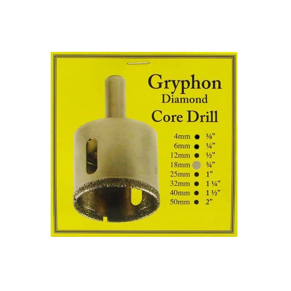 3/4" Standard Core Gryphon Diamond Drill Bit