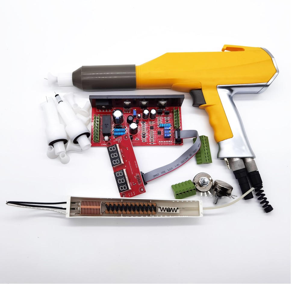 Whole Set Digital Manual Electrostatic Powder Coating Spray Gun System