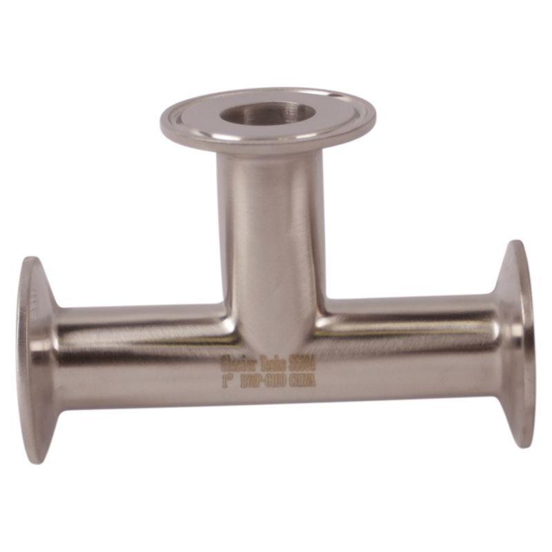 Long Tee | Tri Clamp 1 inch - Sanitary SS304 (3 Pack)