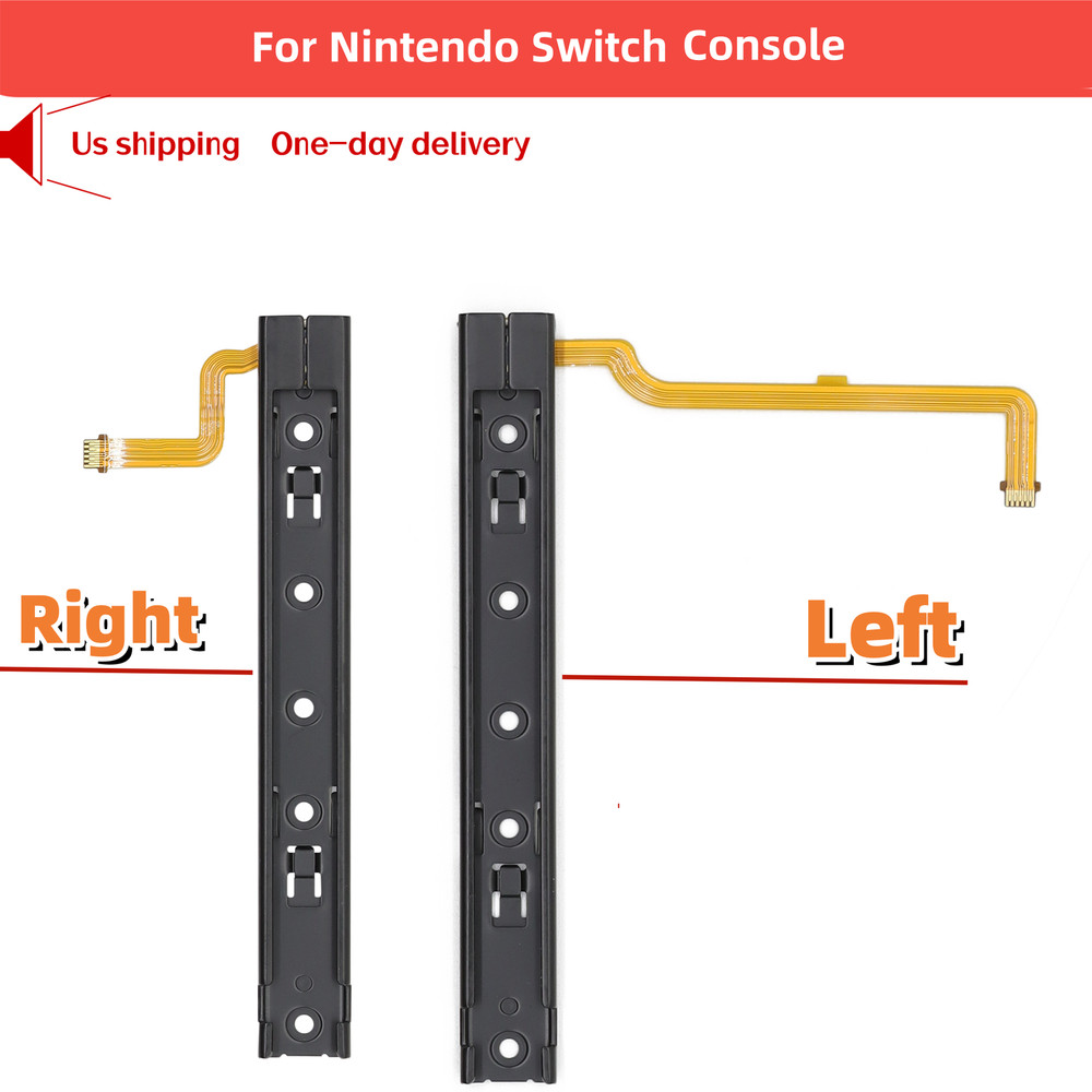 Left Right Slider Sliding Rail Railing Flex Cable For Nintendo Switch Console