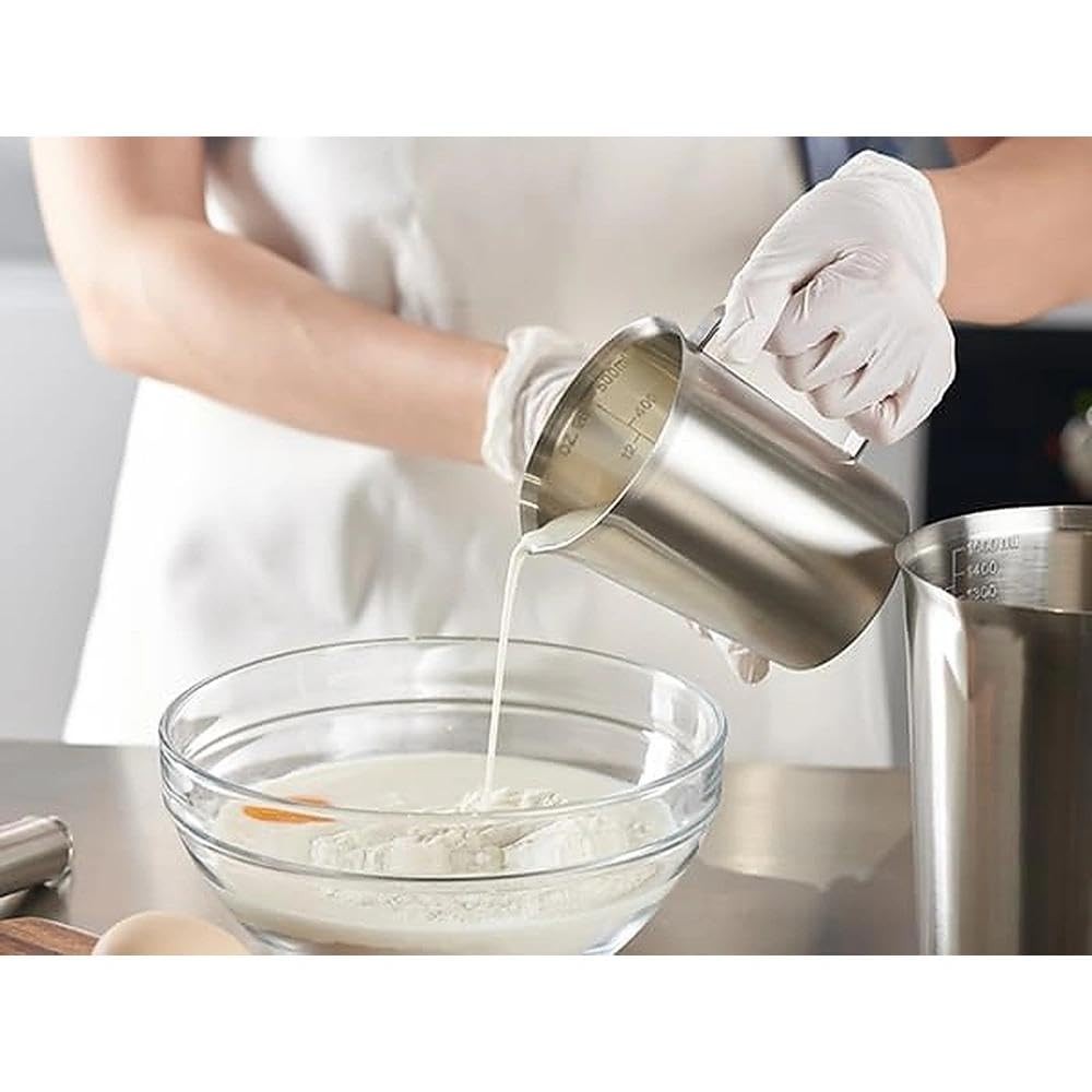 16oz Stainless Measuring Cup Pitcher w Handle