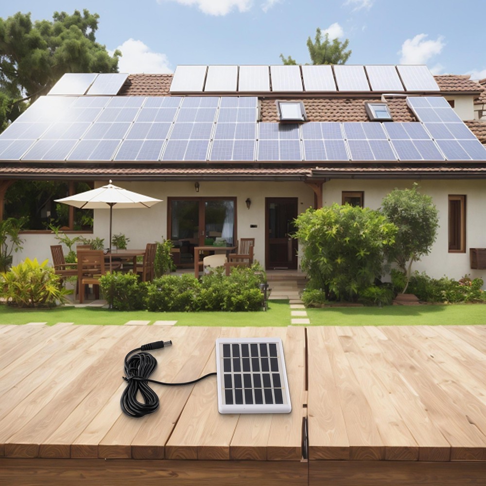 Portable Power Source 5W 6V Solar Panel Lightweight Solar Panel For Batteries