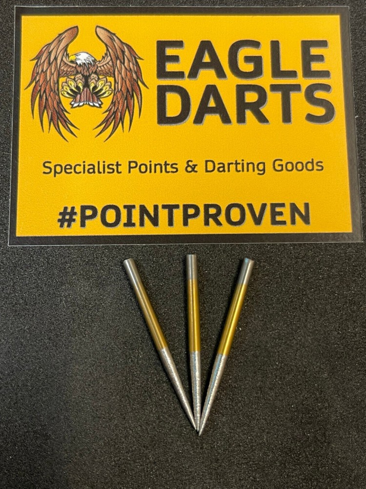 Eagle Darts - Talon Replacement Steel Tip Points - Gold 30mm