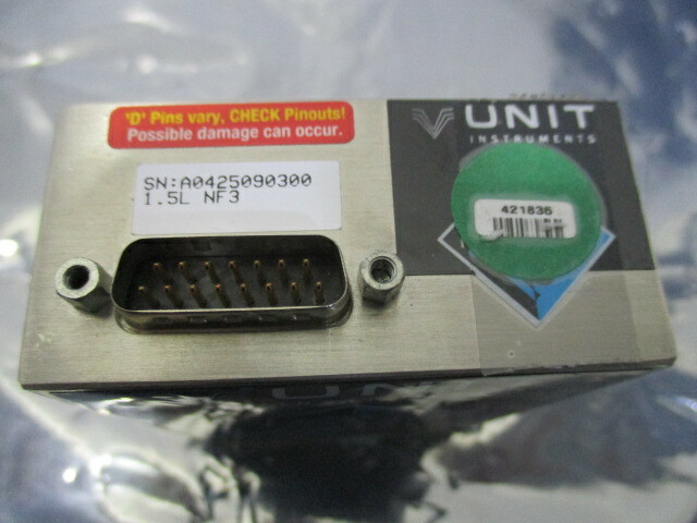 Unit Model 1660, Mass Flow Controller, UFC-1660, 1.5L / NF3, 421835