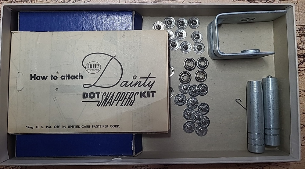 Vintage Dritz Dainty Dot Snappers Kit No 665