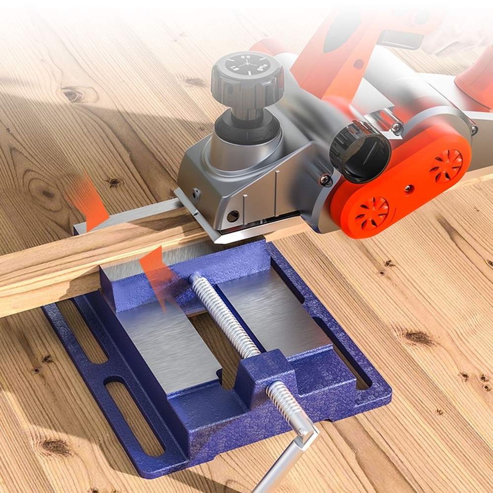 2.5" 3" 4" Bench Vise Clamp Table Flat Drill Press Vice Milling Machine Blue