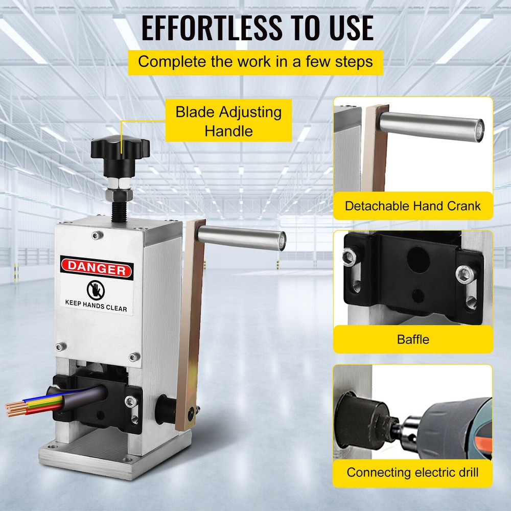 SD25 Wire Stripping Machine Scrap Recycle Tool Manual Cable Wire Stripper
