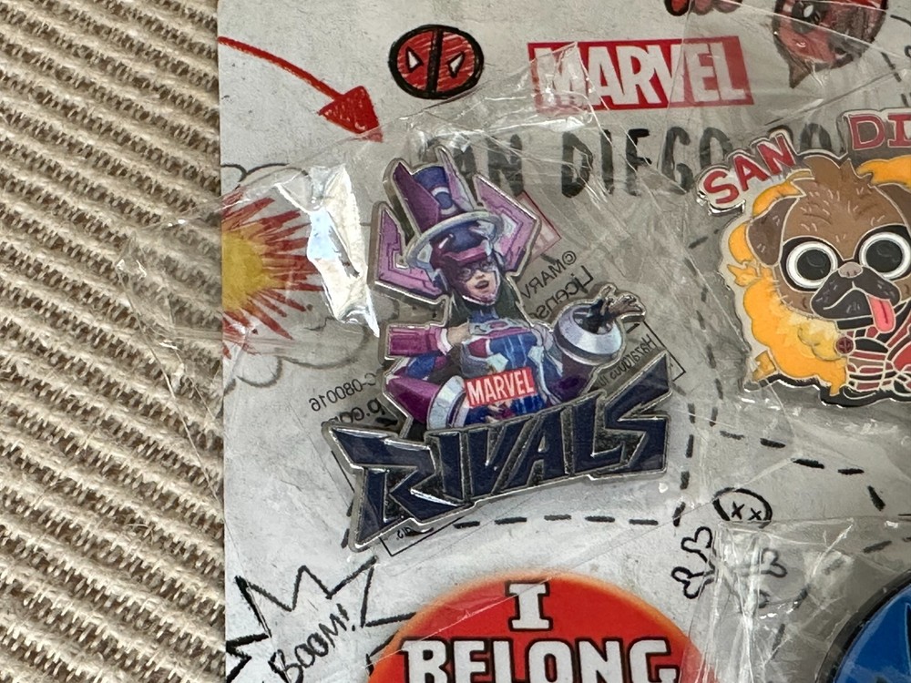 SDCC Comic Con 2024 Exclusive Marvel 3-Pin Set with Wolverine and Dogpool!