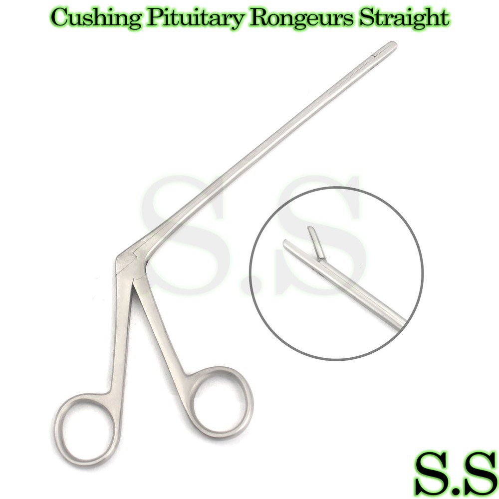 Cushing Pituitary Rongeurs 8" 2x10mm Cup (Straight) ENT