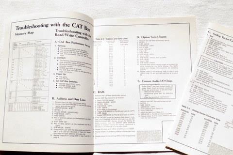 Vtg ATARI Space Duel Operation Maintenance Manual Schematic Package Supplement