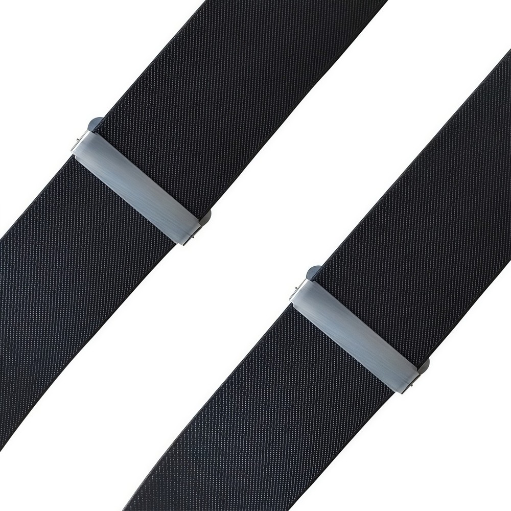 Adjustable Elastic Men's Shoulder Strap Clip Men's Suspender Polyester 2"