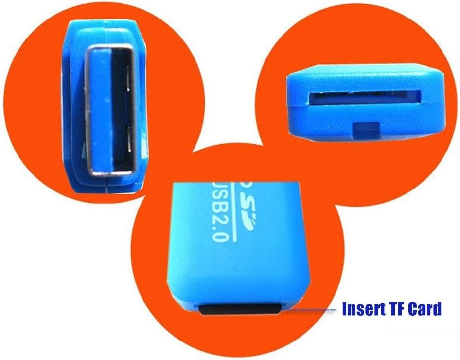 6 Pack Micro SD Card Reader SDXC TF USB 2.0 T-Flash MicroSD TransFlash Memory...