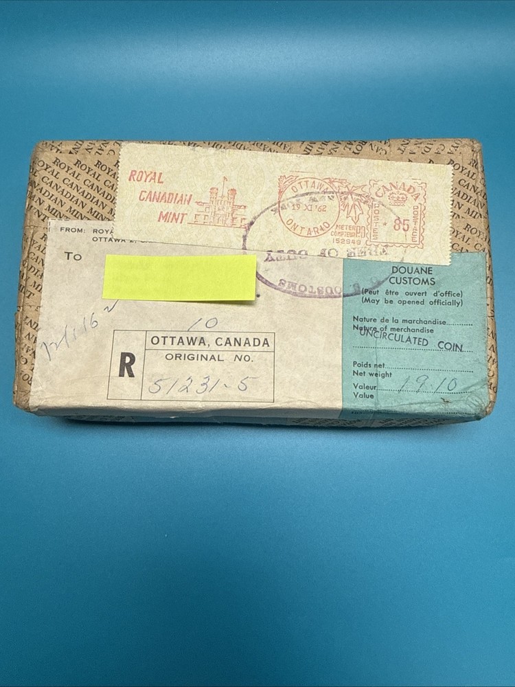 1962 Royal Canada Mint Sets. Close Box!!