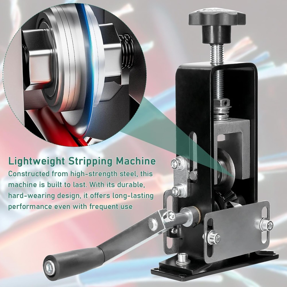 Wire Stripping Machine Manual Scrapping Copper Wire Peeler Stripper Cable Str...