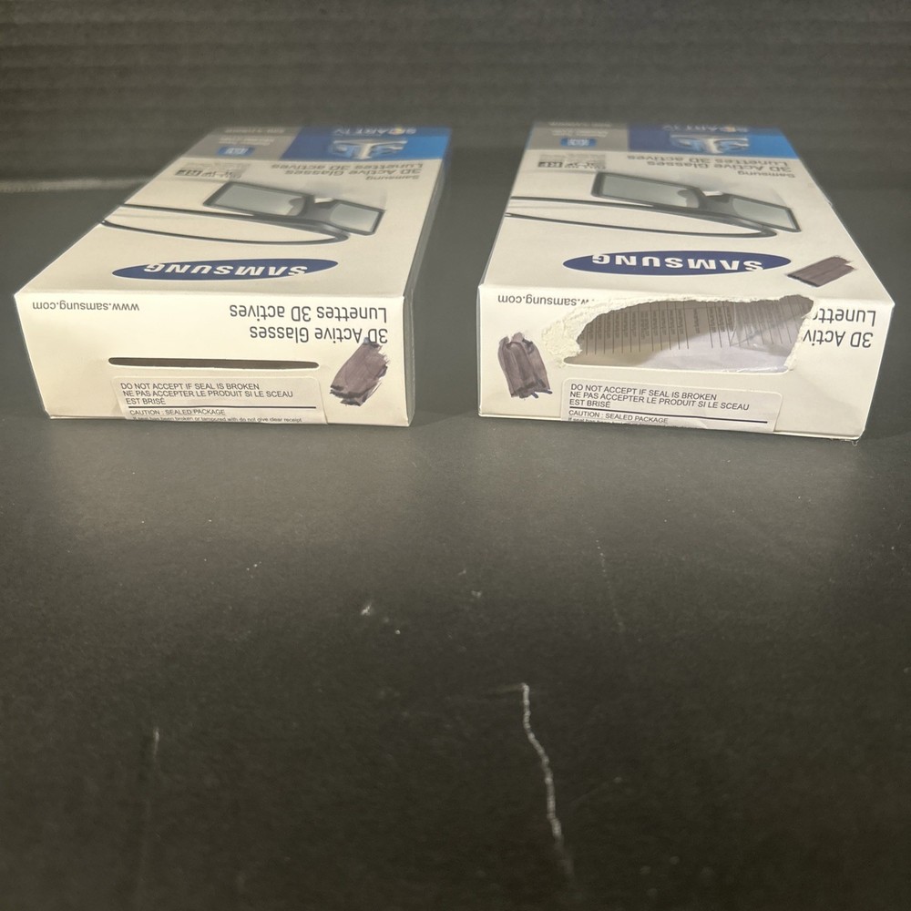 Samsung 3D Active Glasses SSG-4100GB 2 Pack **READ
