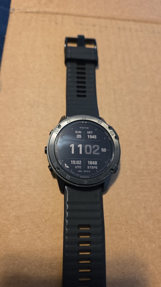 Garmin Tactix Delta Solar Watch, 6 Extra Bands, Charging Cable, Screen Protector