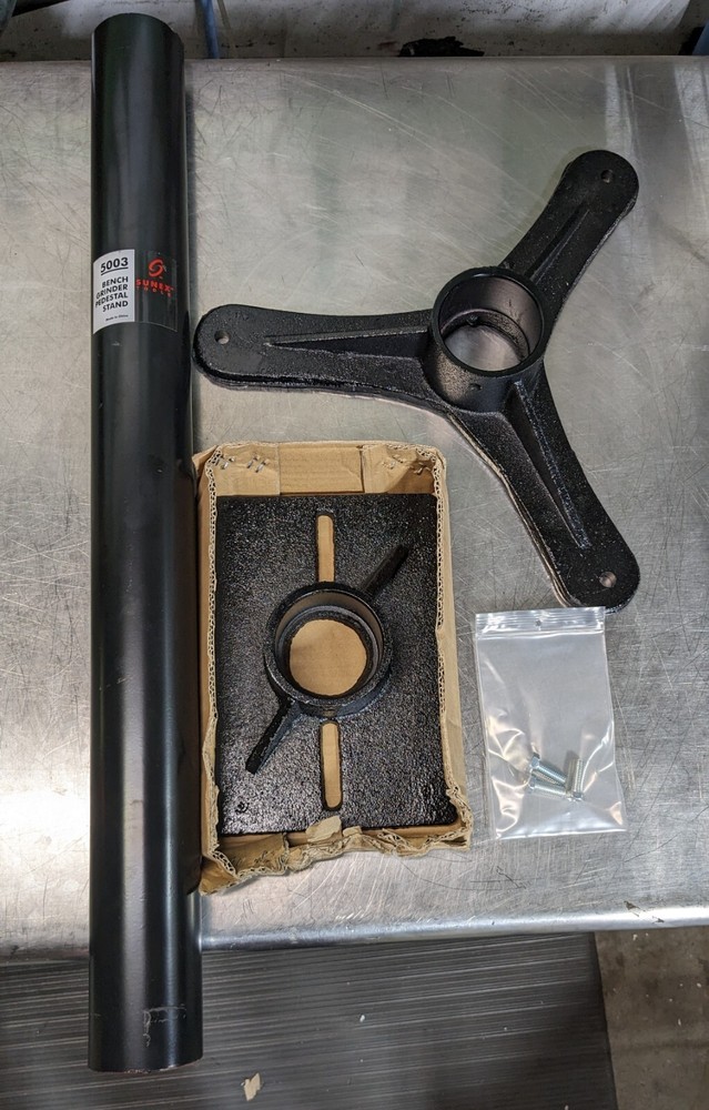 SUNEX TOOLS Bench Grinder Stand Use with 6 or 8″ Bench 5003