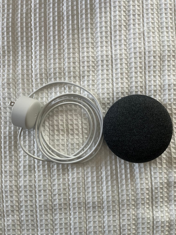 Google Home Mini Smart Assistant - Charcoal (GA00216-US)