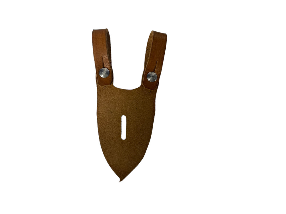 WWII German Binocular Tunic Buttoning Tab - Brown