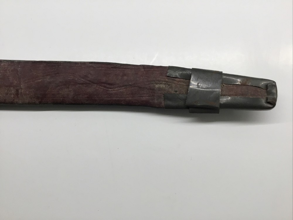 African Long Knife Sheath 19” Thin, Stiff Leather