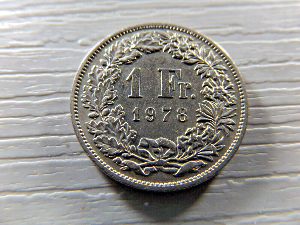 SWITZERLAND 1978 1 Franc