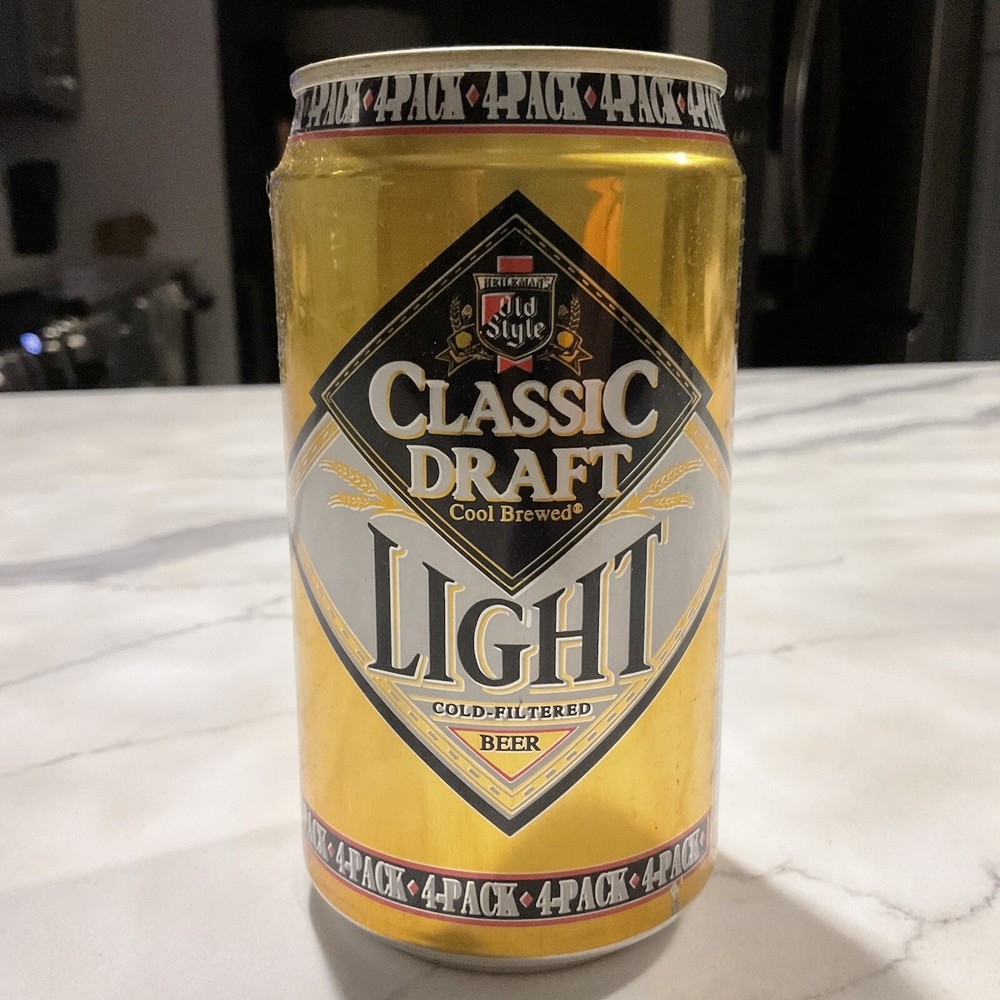 Old Style Classic Draft empty 12oz Beer Can