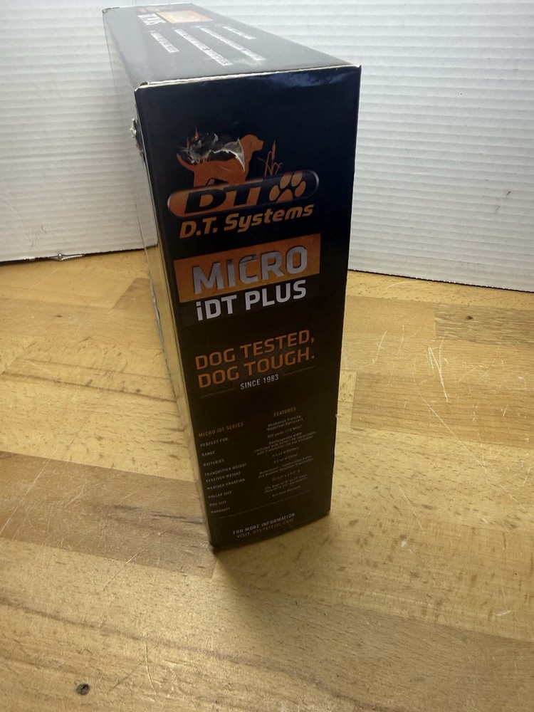 DT Systems MICRO-iDT PLUS 1/2 Mile Range Remote Dog Training Collar Open Box