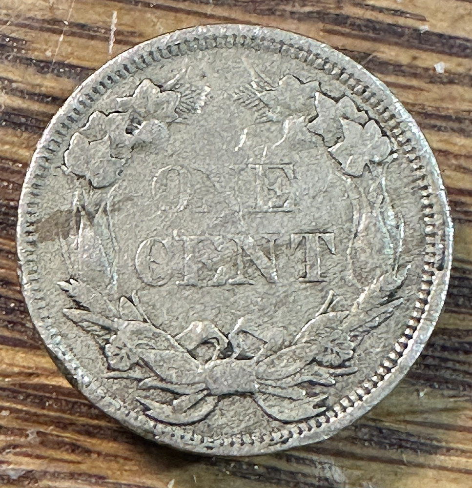 1858 Small Letters Flying Eagle Cent Nice Original XF CHRC