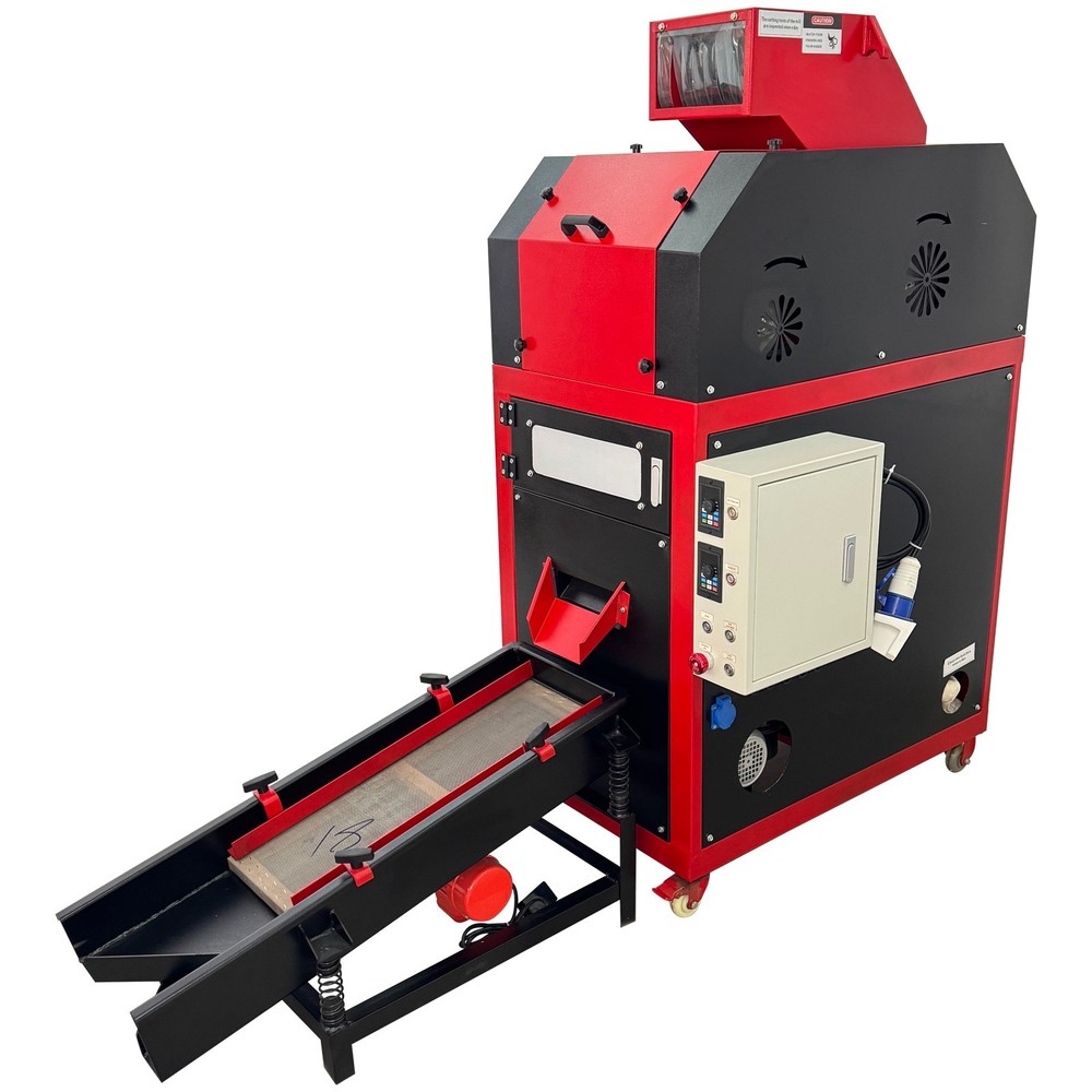 Automatic Copper Plastic Separator Machine 220V Waste Wire Granulator