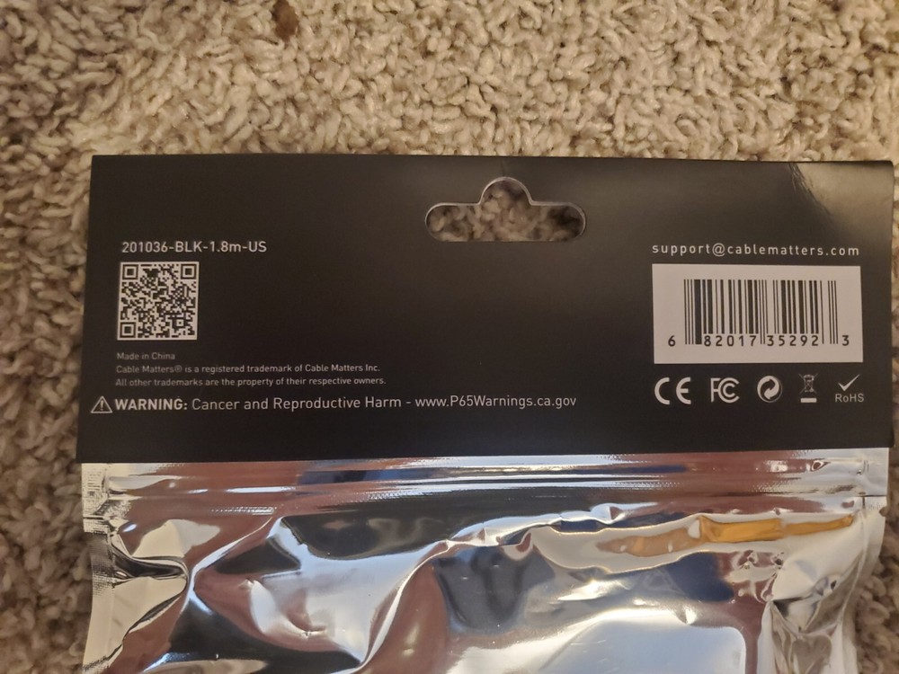 USB-C to DisplayPort 6ft CableMatters