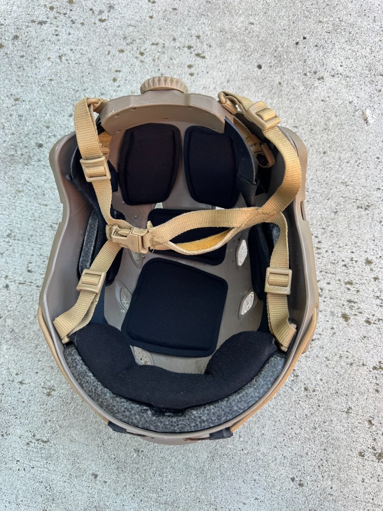 Tactical Airsoft Tan Fast Helmet Size Large