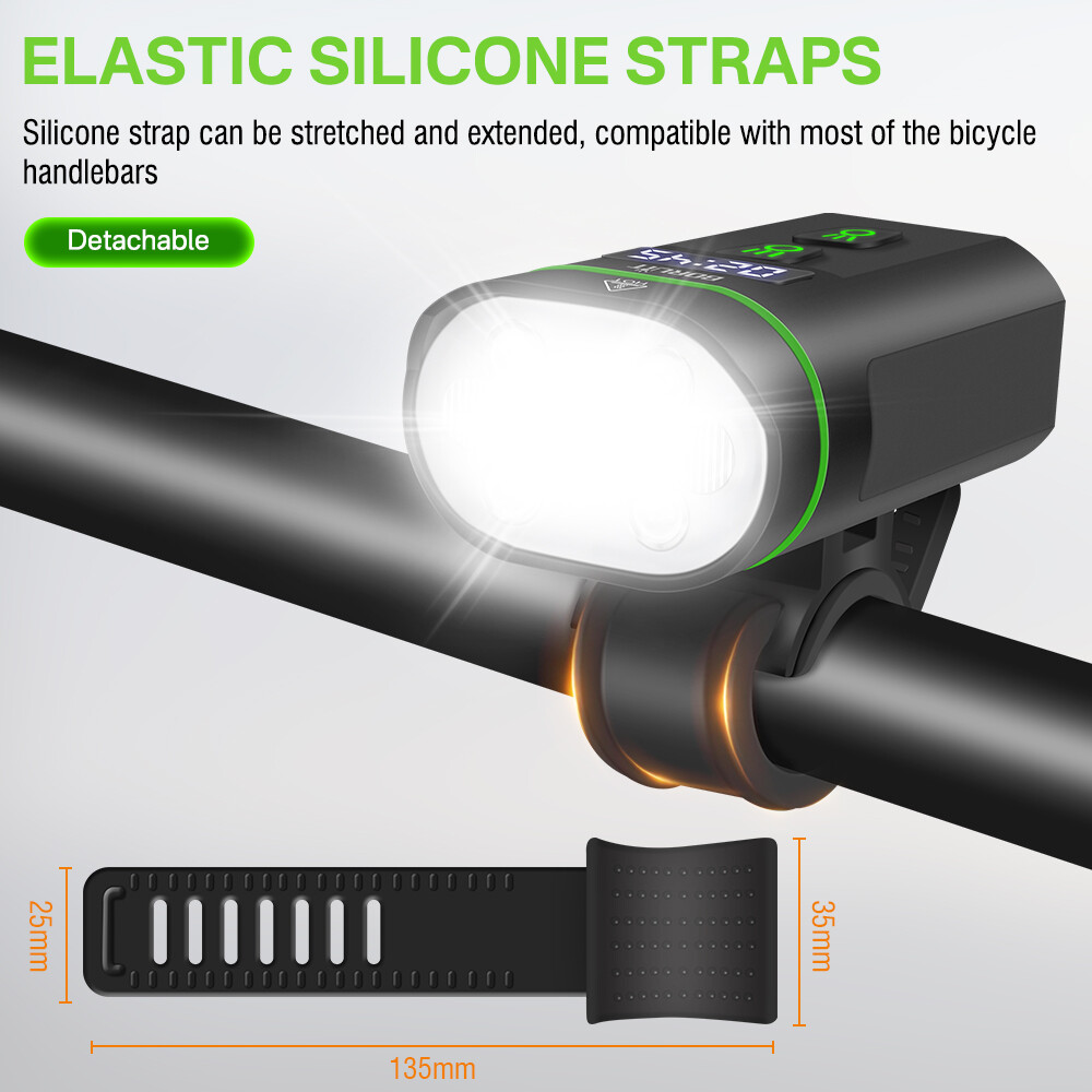 Waterproof LED Bike Light USB Rechargeable Bicycle Front Headlight Super Bright