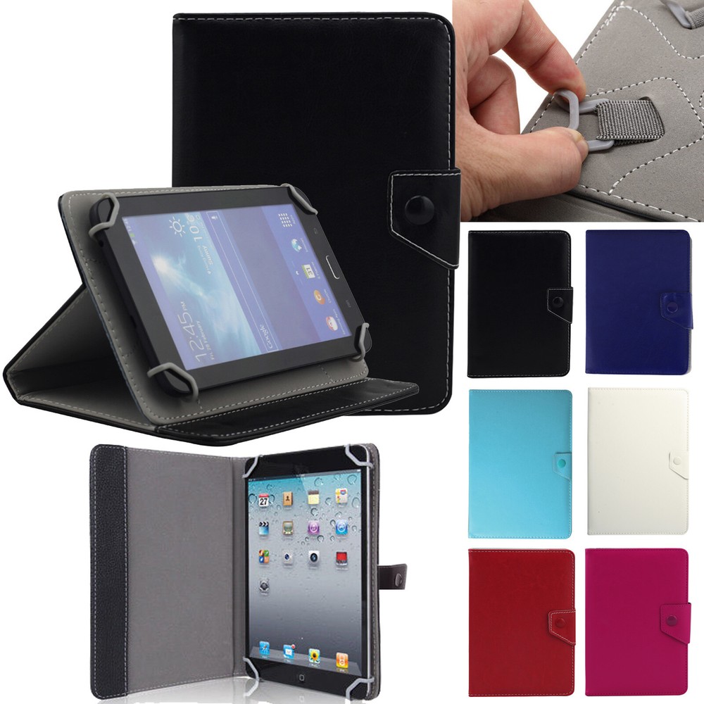 For Universal Android Tablets 7" 8" 9" 10" 10.1" Folio Leather Stand Case Cover