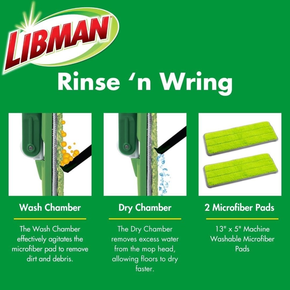 Rinse 'n Wring Microfiber Mop System