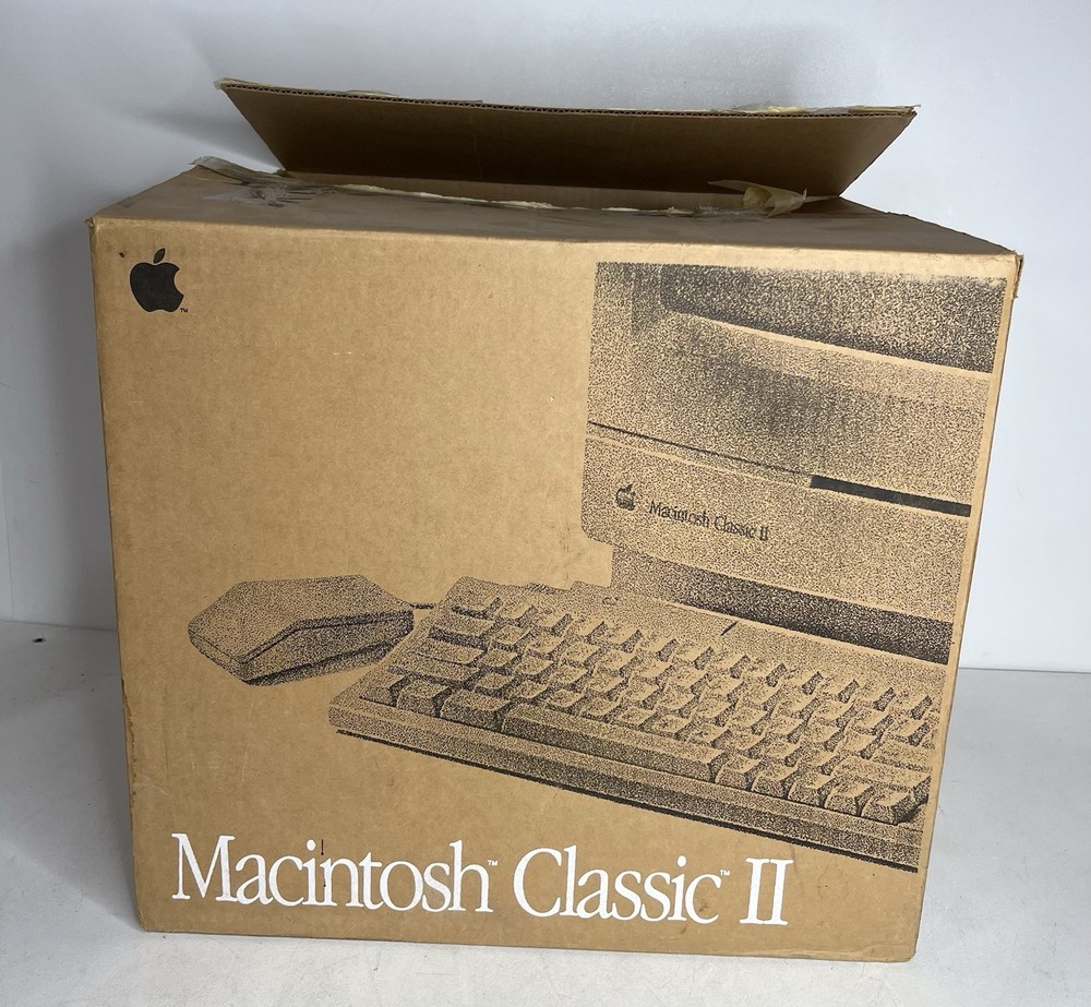 Vintage Apple Macintosh Classic II Original Box Only