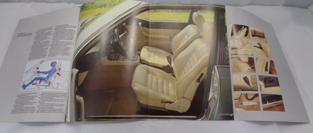 BMW 1981 633 CSI Brochure and technical data Sheet