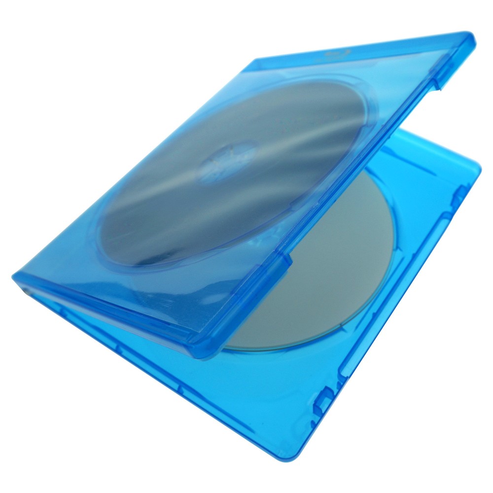 10 Pack 11mm DVD CD Empty Case Two Disc Storage Blu-ray Plastic Holder Sleeve
