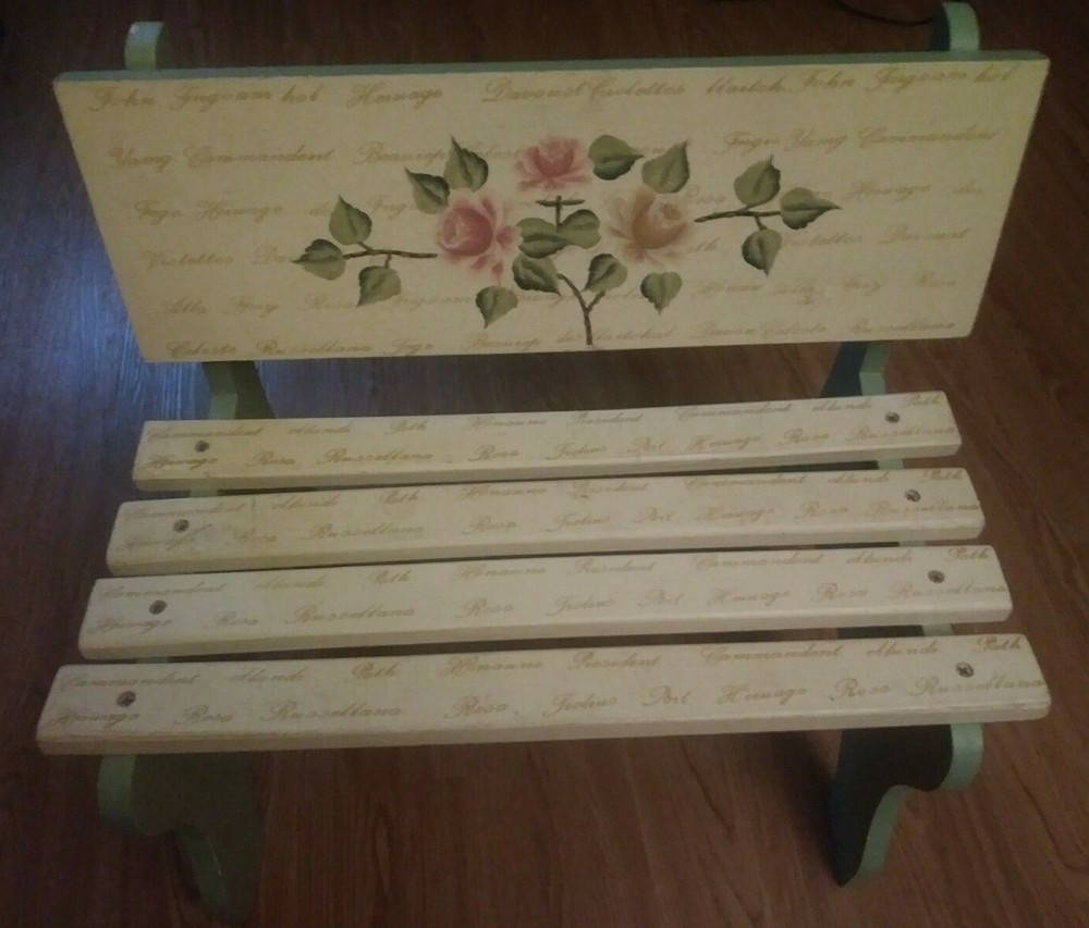 Decorative Wooden Bench