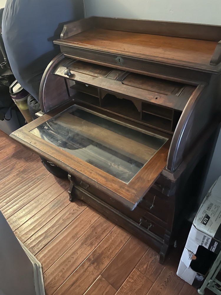 Antique Roll Top Desk